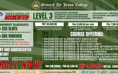 Enrollment Now Open for SY 2024-2025!